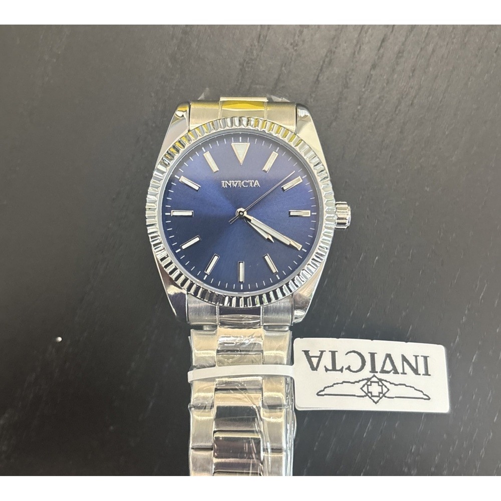 Invicta Men's 69252 Celestial Specialty 40mm Blue Dial Steel Quartz Watch NEW